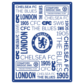 Chelsea FC Large Montage Sign