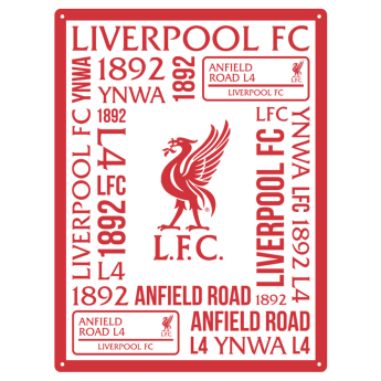 Liverpool tablica na ścianę Large Montage Sign