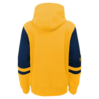 Nashville Predators dziecięca bluza z kapturem faceoff colorblocked fleece full-zip