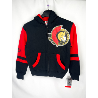 Ottawa Senators dziecięca bluza z kapturem Faceoff Colorblocked Fleece Full-Zip