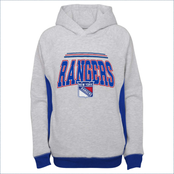New York Rangers dziecięca bluza z kapturem power play raglan pullover