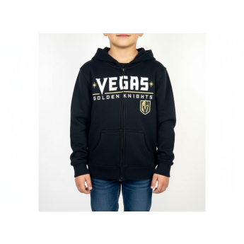 Vegas Golden Knights dziecięca bluza z kapturem Stated Full Zip Hoodie