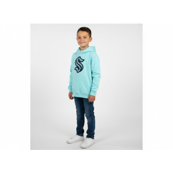 Seattle Kraken dziecięca bluza z kapturem Prime Logo Pullover Fleece