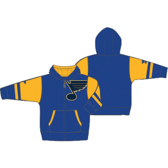St. Louis Blues dziecięca bluza z kapturem Faceoff Colorblocked Fleece Full-Zip