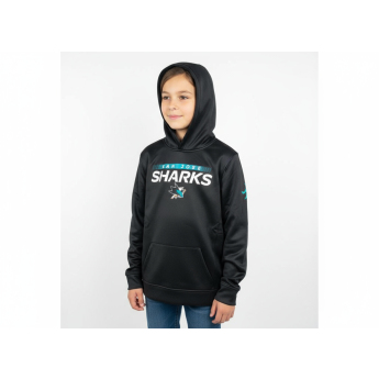 San Jose Sharks dziecięca bluza z kapturem Authentic Pro Hood Po Hoodie