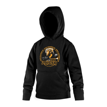 Boston Bruins dziecięca bluza z kapturem David Pastrňák #88 Exclusive Collection