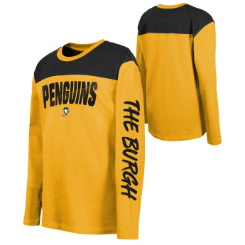 Pittsburgh Penguins dziecięcka koszulka z długim rękawem Unbeaten Run Ls Crew Nk Tee