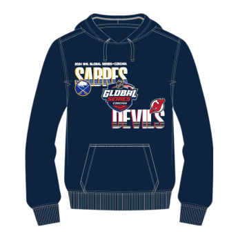 NHL produkty dziecięca bluza z kapturem 2024 Czechia Buffalo Sabres vs New Jersey Devils Match-Up Pullover Hoodie