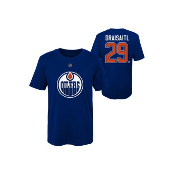 Edmonton Oilers koszulka dziecięca Leon Draisaitl #29 Flat Captains N&N Ctn Tee