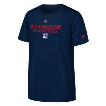 New York Rangers koszulka dziecięca Apro Wordmark Ss navy