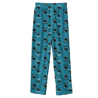 San Jose Sharks dziecięce spodnie od piżamy Colored Printed Pant