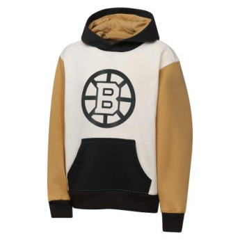 Boston Bruins dziecięca bluza z kapturem Color Blocked Flc Hd
