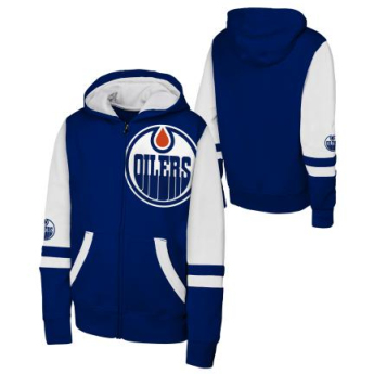 Edmonton Oilers dziecięca bluza z kapturem Face Off Fz Flc Hd