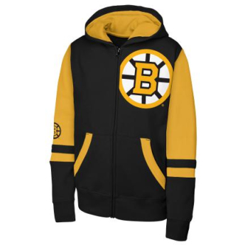 Boston Bruins dziecięca bluza z kapturem Face Off Fz Flc Hd