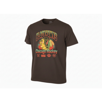 Chicago Blackhawks koszulka męska Sigma 47 Foundation brown