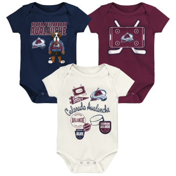 Colorado Avalanche body dziecięce Littlest Player 3Pk Creeper Se