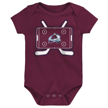 Colorado Avalanche body dziecięce Littlest Player 3Pk Creeper Se