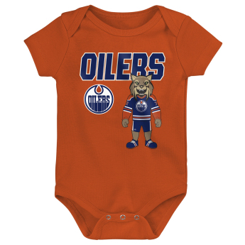 Edmonton Oilers body dziecięce Littlest Player 3Pk Creeper Se