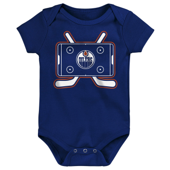 Edmonton Oilers body dziecięce Littlest Player 3Pk Creeper Se