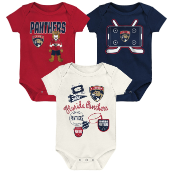 Florida Panthers body dziecięce Littlest Player 3Pk Creeper Se