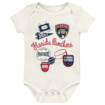 Florida Panthers body dziecięce Littlest Player 3Pk Creeper Se