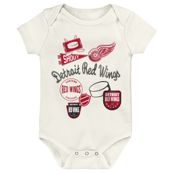 Detroit Red Wings body dziecięce Littlest Player 3Pk Creeper Se