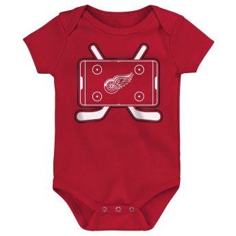 Detroit Red Wings body dziecięce Littlest Player 3Pk Creeper Se