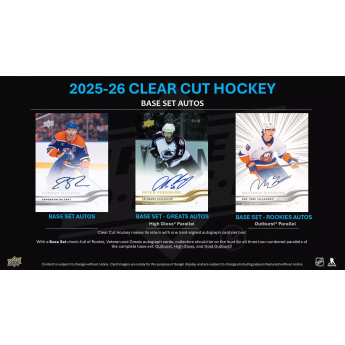 NHL pudełka karty hokejowe NHL 2025-26 Upper Deck Clear Cut Hockey Hobby Box
