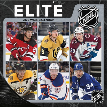 NHL produkty kalendarz Elite 2025 Wall Calendar