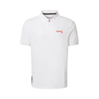 Aston Martin męska koszulka polo AMR Logo white 2026