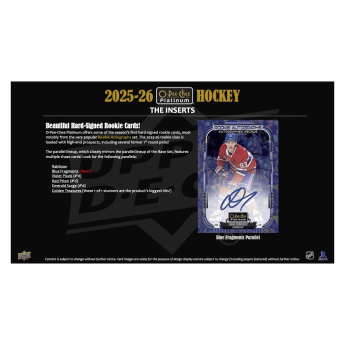 NHL pudełka karty hokejowe NHL 2025-26 Upper Deck O-Pee-Chee Platinum Blaster Box