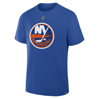 New York Islanders koszulka męska Matthew Schaefer #48 Fanatics Authentic Stack Name & Number T-Shirt - Royal