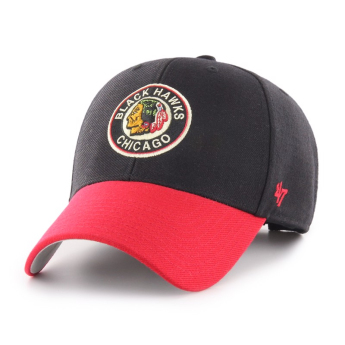 Chicago Blackhawks czapka baseballówka 47 MVP Vintage black red