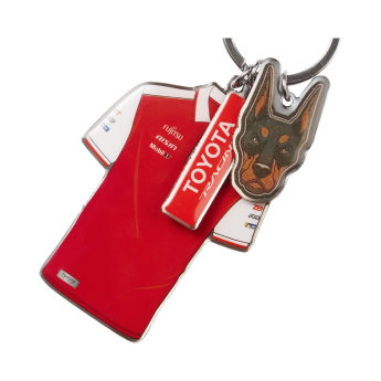 Toyota Gazoo Racing brelok do kluczy #8 Doberman WEC 2026