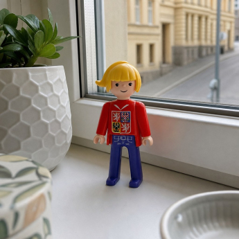 Reprezentacje hokejowe figurka woman ms hockey fan red