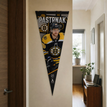 Boston Bruins flaga David Pastrnak Premium Pennant