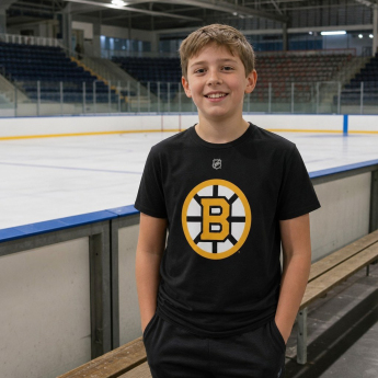 Boston Bruins koszulka dziecięca David Pastrňák Flat Alt.Captains N&N Tee