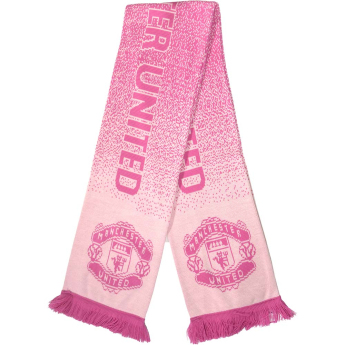 Manchester United szalik zimowy Knit pink