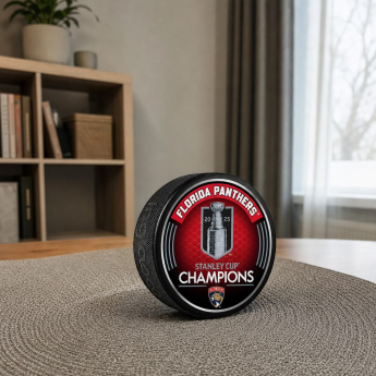 Florida Panthers krążek 2025 Stanley Cup Champions Logo Hockey