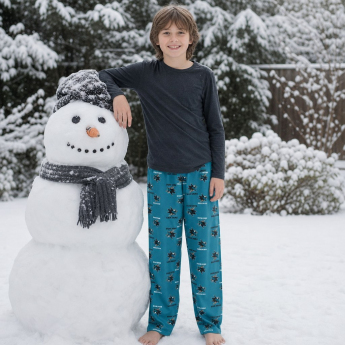 San Jose Sharks dziecięce spodnie od piżamy Colored Printed Pant