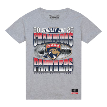 Florida Panthers koszulka męska 2025 Stanley Cup Champions Victory Arch Heather Gray