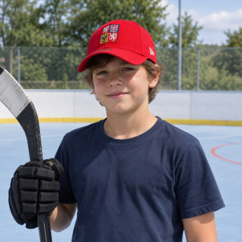 Dětská Kšiltovka Česká republika NEW ERA 940K Core 9forty kids red