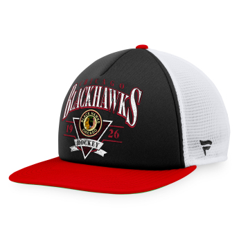 Chicago Blackhawks czapka flat baseballówka True Classic Foam Front Trucker