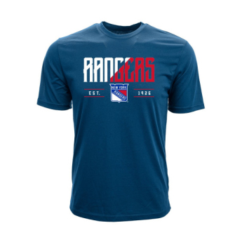 New York Rangers koszulka męska NHL Levelwear Splitter Tee