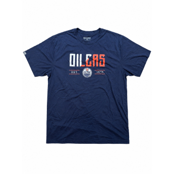 Edmonton Oilers koszulka męska NHL Splitter Tee