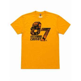 Pittsburgh Penguins koszulka męska NHL Sidney Crosby #87 Yellow Animation