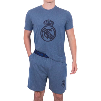 Real Madryt piżama męska Short Blue Marl