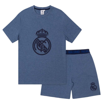 Real Madryt piżama męska Short Blue Marl