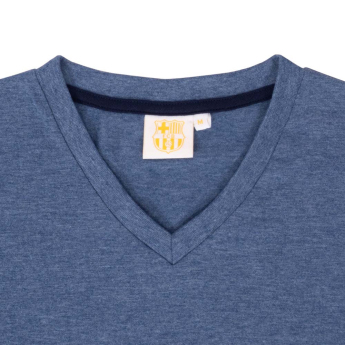 Barcelona piżama męska Short Blue Marl