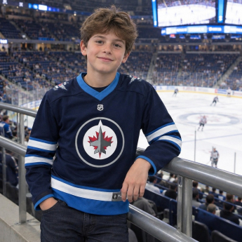Winnipeg Jets dziecięca koszulka meczowa blue Replica Home Jersey